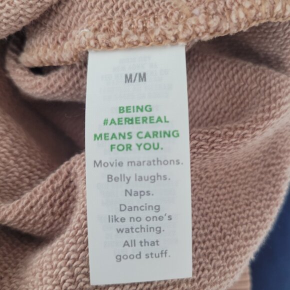 Aerie House Party Sweatershirt BROWN - Picture 3 of 3